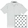 Polo Ralph Lauren RLX Ralph Lauren Printed Lightweight Airflow Jersey Bud White Mens Golf Polo