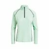 Polo Ralph Lauren RLX Ralph Lauren Airflow April Green Womens Longsleeve Golf 1/4 Zip