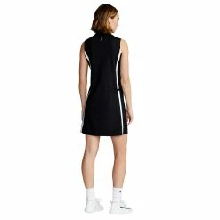 Polo Ralph Lauren RLX Ralph Lauren Polo Black Womens 1/4 Zip Dress 5 Polo Ralph Lauren RLX Ralph Lauren Polo Black Womens 1/4 Zip Dress -Mens Golf Clothes Store Online 25009 POLOBLACKWHT 2