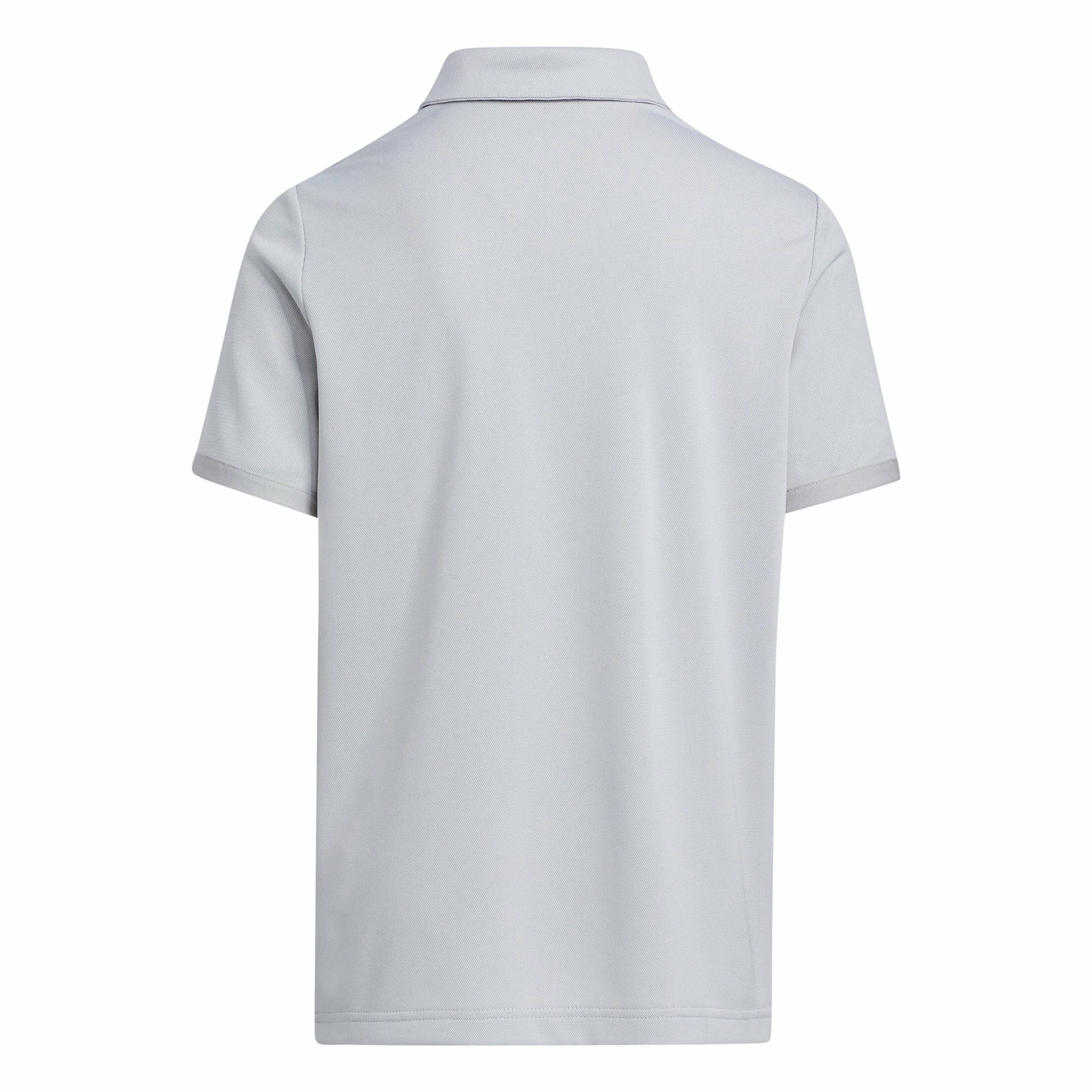 Adidas Golf Adidas Pique White Boys Golf Polo 2 Adidas Golf Adidas Pique White Boys Golf Polo - Image 2