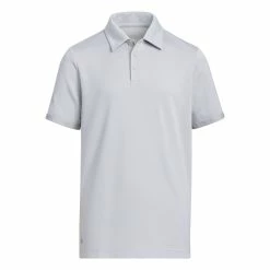 Adidas Golf Adidas Pique White Boys Golf Polo