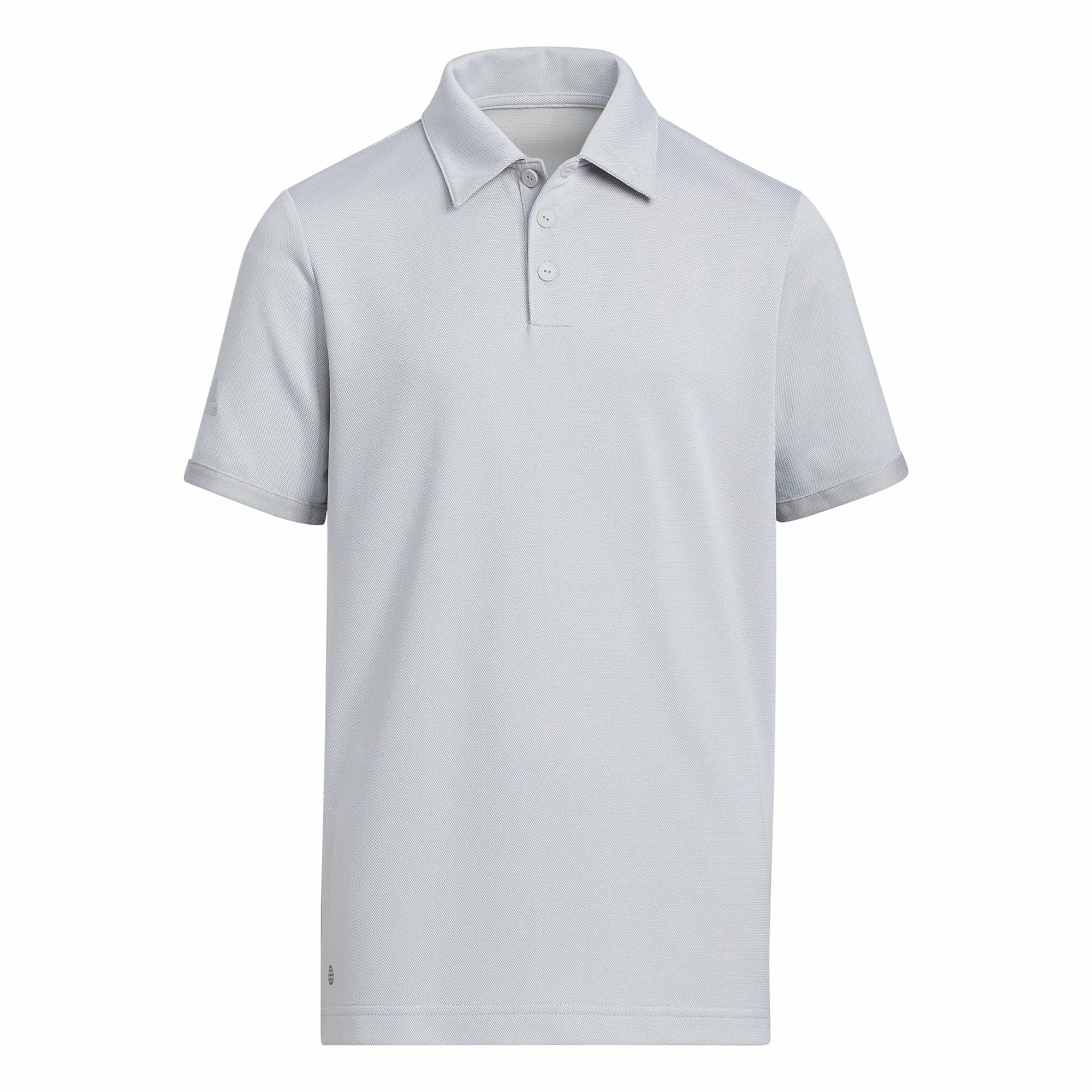 Adidas Golf Adidas Pique White Boys Golf Polo 1 Adidas Golf Adidas Pique White Boys Golf Polo