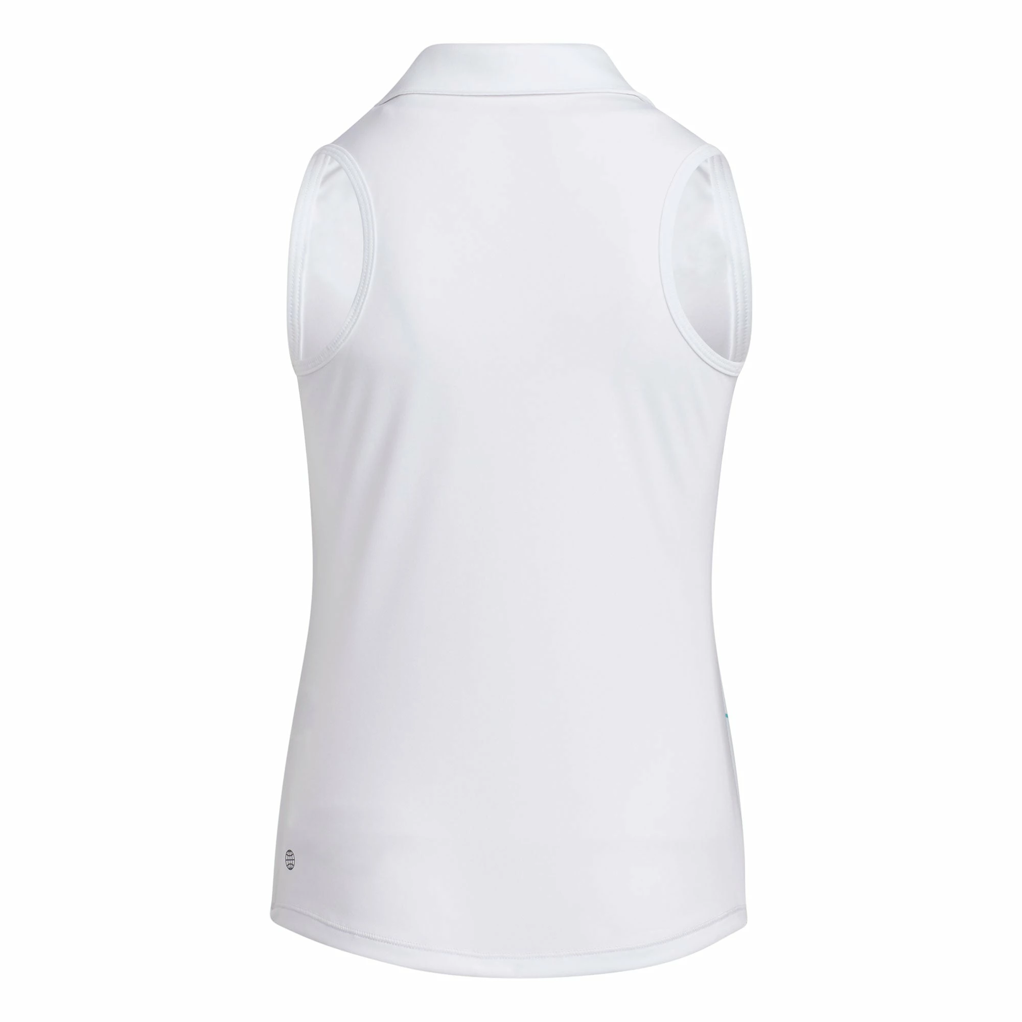 Adidas Golf Adidas Semi Mint Rush Girls Sleeveless Golf Polo 2 Adidas Golf Adidas Semi Mint Rush Girls Sleeveless Golf Polo - Image 2