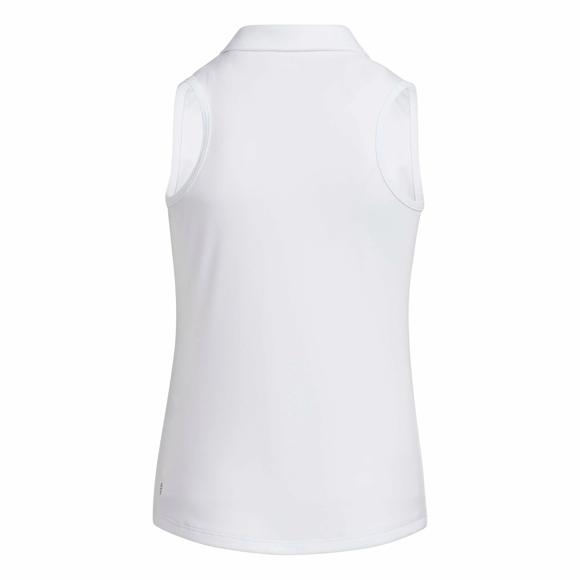 Adidas Golf Adidas Pulse Lime White Girls Sleeveless Golf Polo 2 Adidas Golf Adidas Pulse Lime White Girls Sleeveless Golf Polo - Image 2