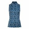 J.Lindeberg J. Lindeberg Dena Printed Womens Sleeveless Golf Polo