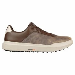 Skechers Relaxed Fit GO GOLF Drive 5 LX Mens Golf Shoes -Mens Golf Clothes Store Online 25652 BROWN