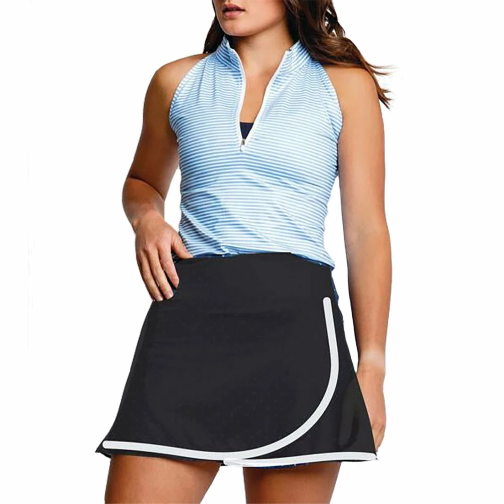 Calliope Kendall Black Womens Golf Skort 1 Calliope Kendall Black Womens Golf Skort