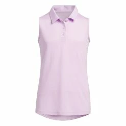 Adidas Golf Adidas HEAT.RDY Girls Sleeveless Golf Polo