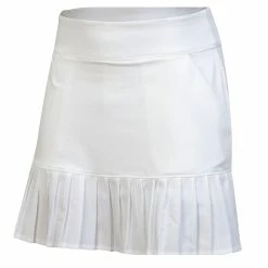 Under Armour Tuck Pleated White Girls Golf Skort