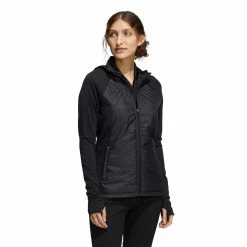 Adidas Golf Adidas Hybrid Quilted Black Womens Golf Jacket