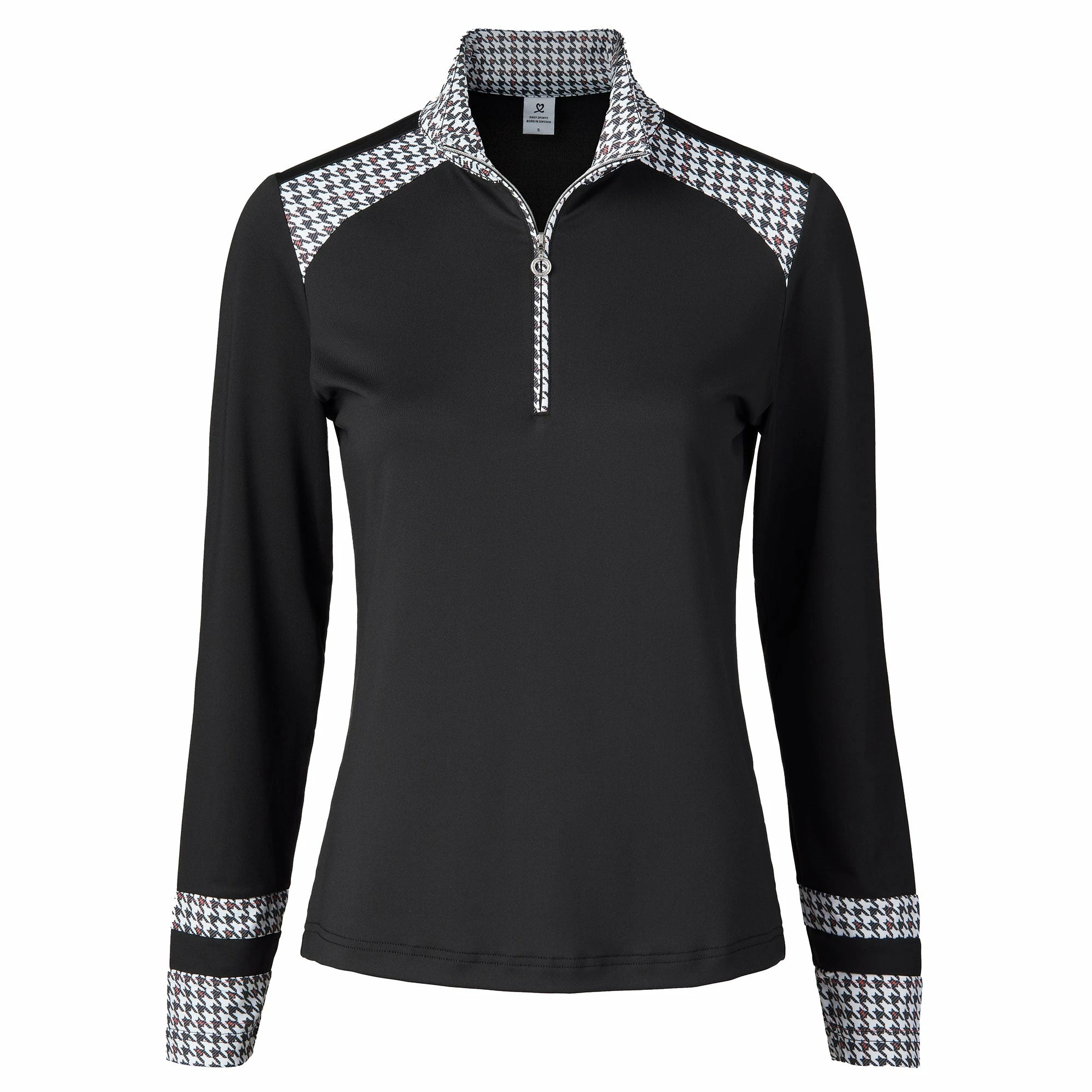 Daily Sports Salma Black Womens Golf 1/2 Zip 1 Daily Sports Salma Black Womens Golf 1/2 Zip