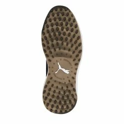 PUMA Golf Puma Ignite Elevate Spikeless Mens Golf Shoes -Mens Golf Clothes Store Online 27381 WHTBLKSILVER 4