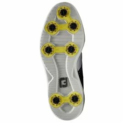 FootJoy Traditions Spiked Mens Golf Shoes -Mens Golf Clothes Store Online 27751 WHITEBLKGRAY 2