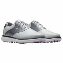 FootJoy Traditions Spikeless Womens Golf Shoes -Mens Golf Clothes Store Online 27754 WHITESLVRPUR d89cdba1 4c4e 4f0c bd36 1f2b23ae68d0