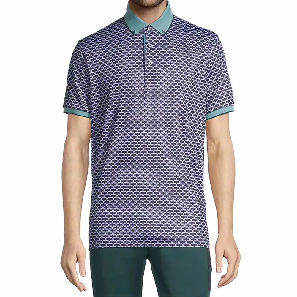 Greyson Thunderbird Windflower Mens Golf Polo 1 Greyson Thunderbird Windflower Mens Golf Polo