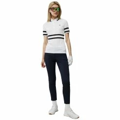J.Lindeberg J. Lindeberg Moira Womens Short Sleeve Golf Polo 6 J.Lindeberg J. Lindeberg Moira Womens Short Sleeve Golf Polo -Mens Golf Clothes Store Online 30663 WHITE0000