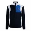 J.Lindeberg J. Lindeberg Lem Mid Layer Navy Mens Golf 1/4 Zip