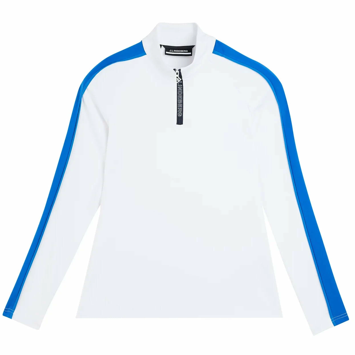 J.Lindeberg J. Lindeberg Kora Mid Layer White Womens Golf 1/4 Zip 1 J.Lindeberg J. Lindeberg Kora Mid Layer White Womens Golf 1/4 Zip