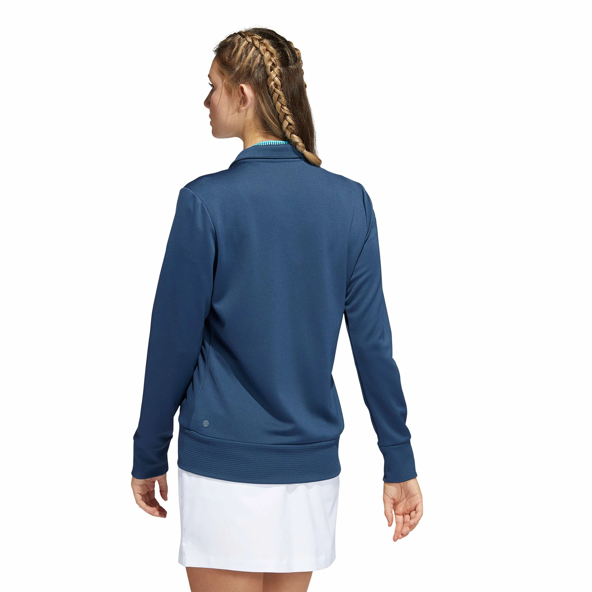 Adidas Golf Adidas Textured Womens Full Zip Golf Jacket 2 Adidas Golf Adidas Textured Womens Full Zip Golf Jacket - Image 2