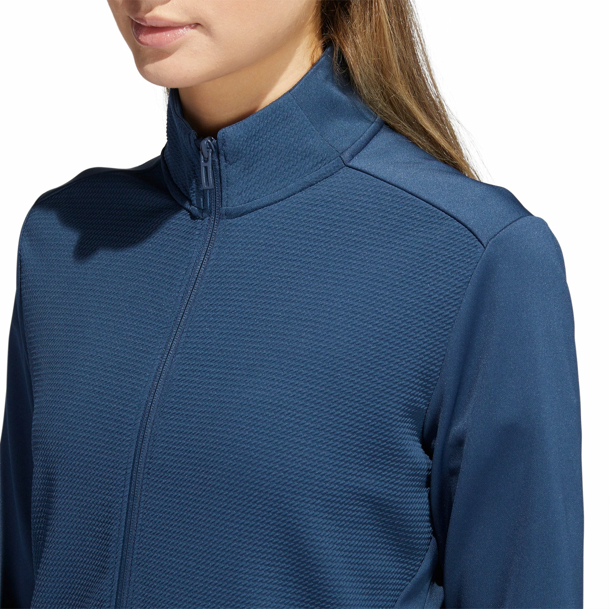Adidas Golf Adidas Textured Womens Full Zip Golf Jacket 3 Adidas Golf Adidas Textured Womens Full Zip Golf Jacket - Image 3