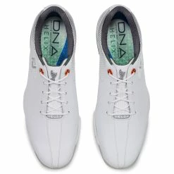 FootJoy D.N.A. Helix White Mens Golf Shoes -Mens Golf Clothes Store Online 53316 MEDIUM 2