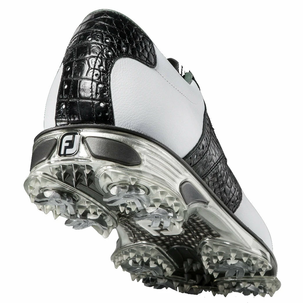 FootJoy DryJoys Tour White Black Mens Golf Shoes 3 FootJoy DryJoys Tour White Black Mens Golf Shoes - Image 3