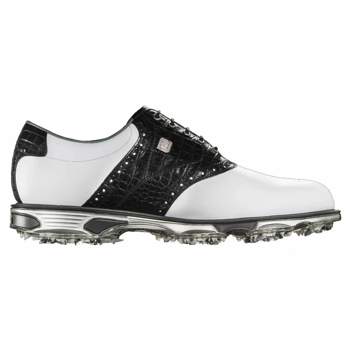 FootJoy DryJoys Tour White Black Mens Golf Shoes 1 FootJoy DryJoys Tour White Black Mens Golf Shoes