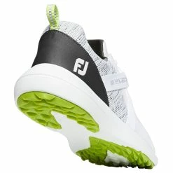FootJoy Flex White Grey Mens Golf Shoes -Mens Golf Clothes Store Online 56101 MEDIUM 2 7aa4fa2f 67a9 4b18 b2ac 95f0ffd972b9