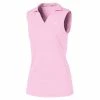 PUMA Golf Puma Heather Girls Sleeveless Golf Polo