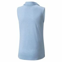 PUMA Golf Puma Heather Girls Sleeveless Golf Polo -Mens Golf Clothes Store Online 579314 SERENITYHTHR 1 8371ac8b 3655 4d14 ade3 59a8e3f54b0a
