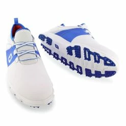 FootJoy SuperLites XP White Royal Mens Golf Shoes -Mens Golf Clothes Store Online 58063 3 f009b6bb db04 4700 a663 c90c9aa80a80
