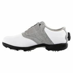 FootJoy DryJoys BOA Womens Golf Shoes -Mens Golf Clothes Store Online 85010 WHITEGREY 1