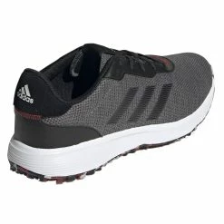 Adidas Golf Adidas S2G Spikeless Mens Golf Shoes -Mens Golf Clothes Store Online 85034 BLACKGREYSCAR 3