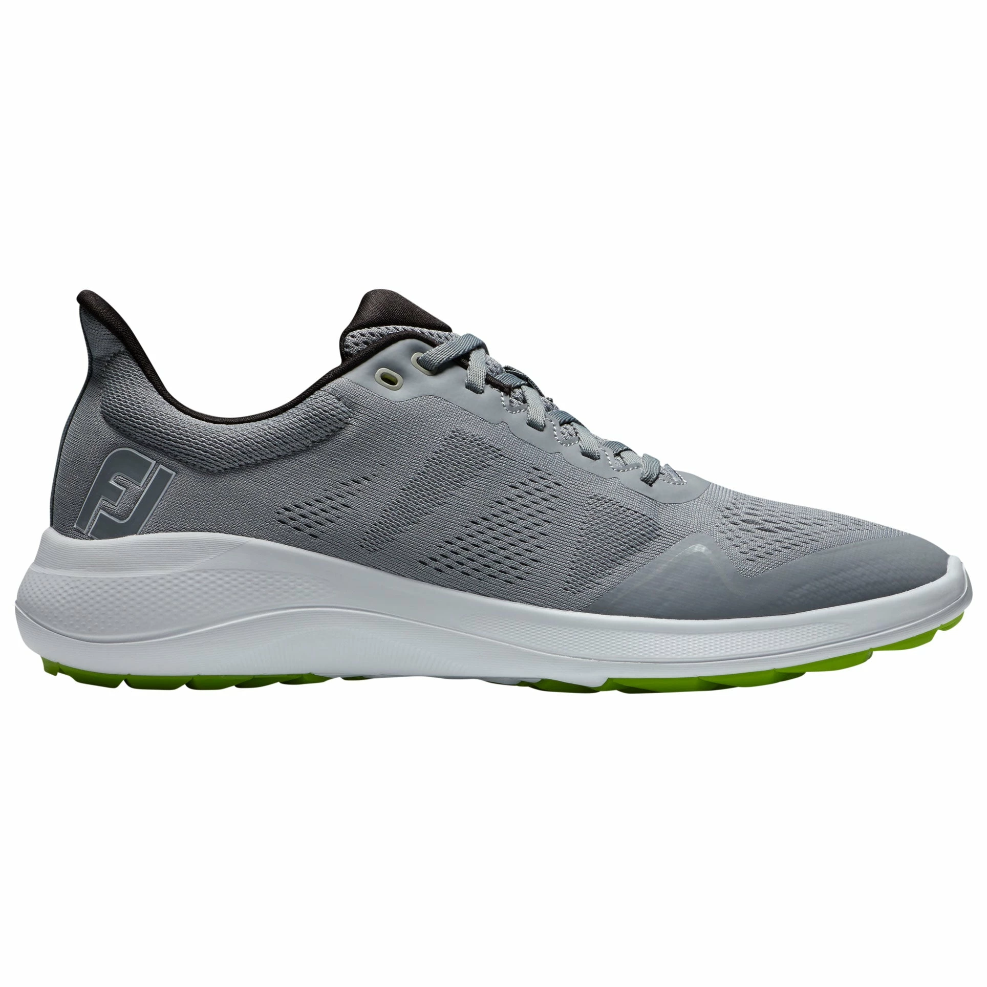FootJoy Flex Grey-White Mens Golf Shoes 1 FootJoy Flex Grey-White Mens Golf Shoes