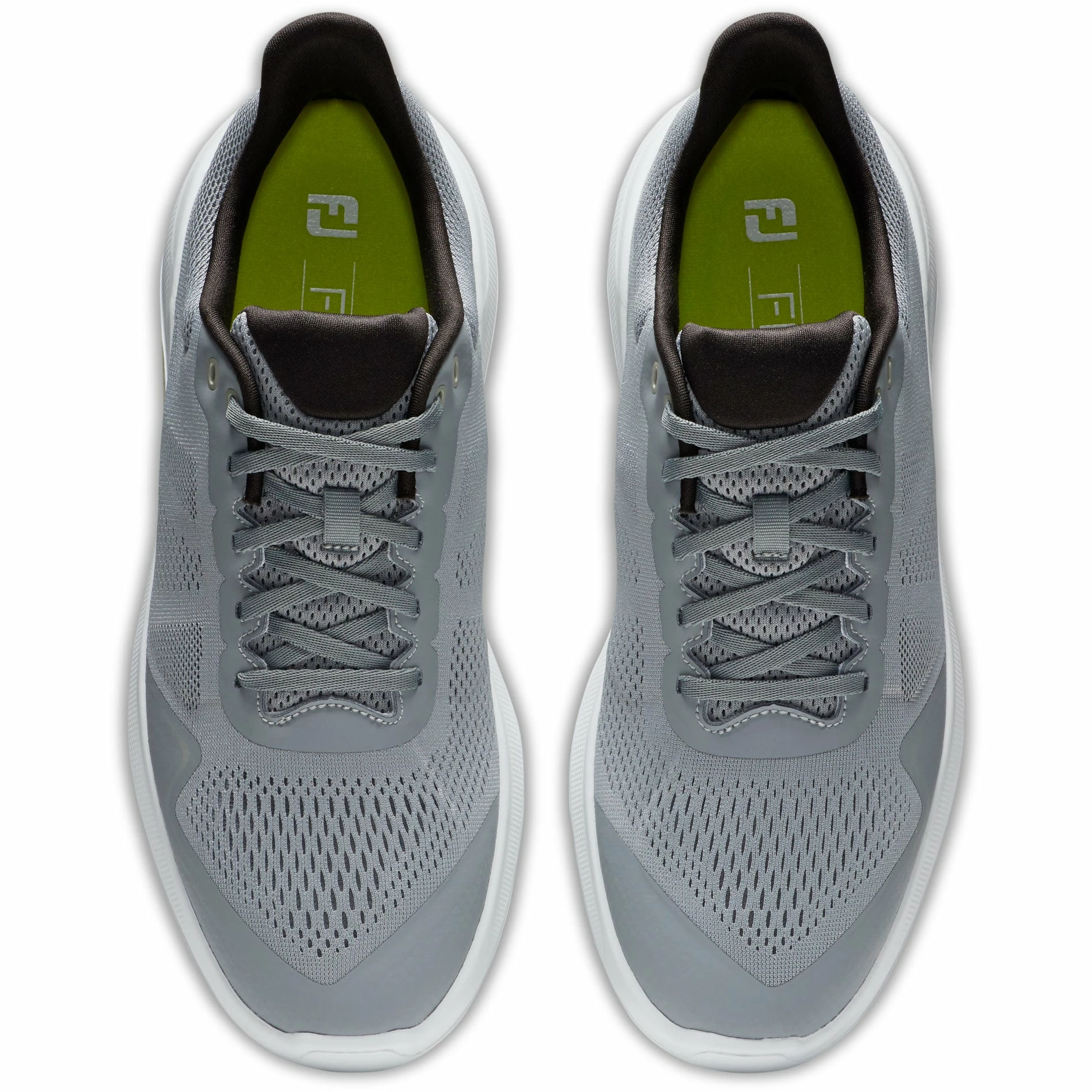 FootJoy Flex Grey-White Mens Golf Shoes 2 FootJoy Flex Grey-White Mens Golf Shoes - Image 2