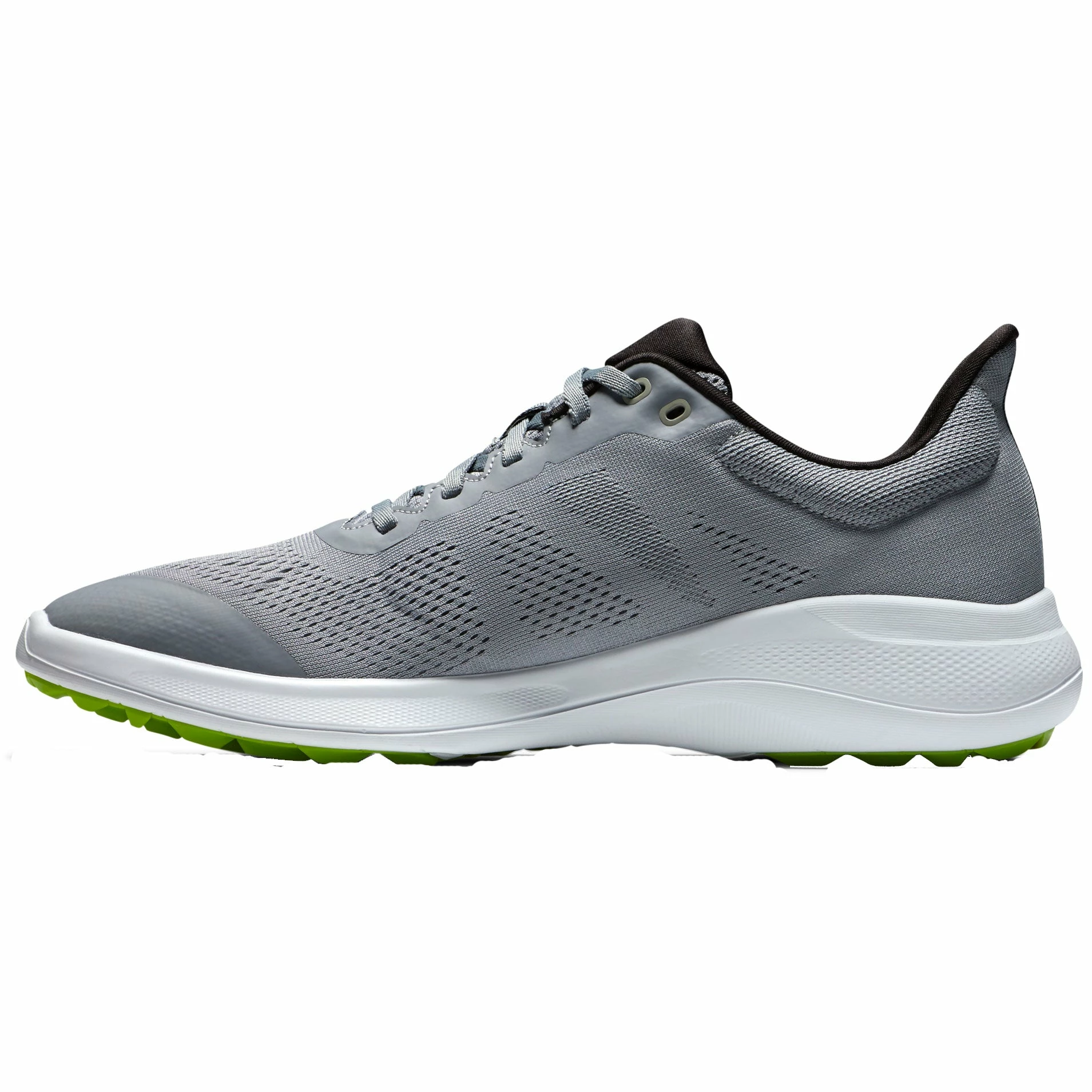 FootJoy Flex Grey-White Mens Golf Shoes 3 FootJoy Flex Grey-White Mens Golf Shoes - Image 3