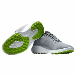 FootJoy Flex Grey-White Mens Golf Shoes 7 FootJoy Flex Grey-White Mens Golf Shoes -Mens Golf Clothes Store Online 85222 GREYWHITE 3