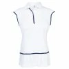 Daily Sports Frida White Womens Golf Polo