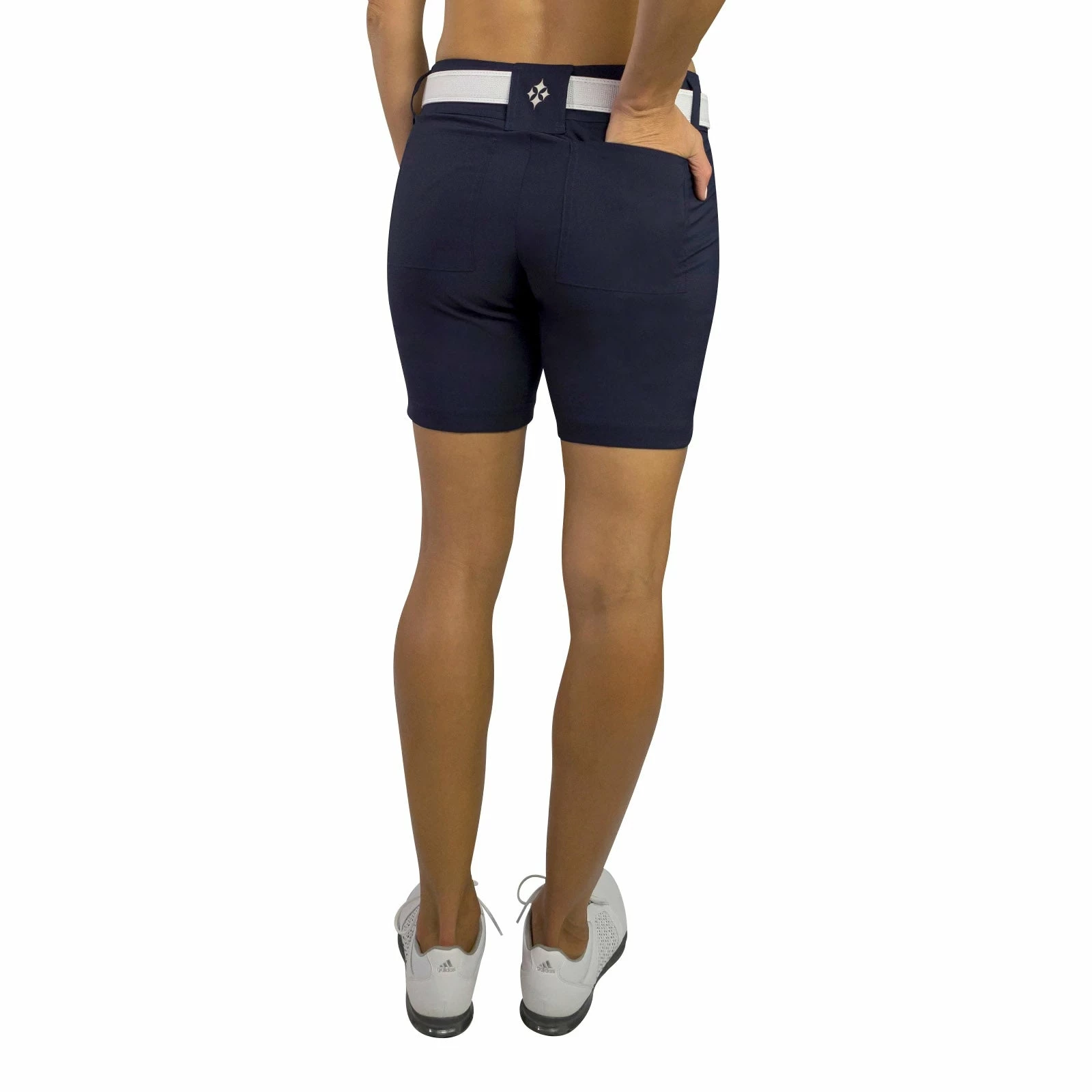 JoFit Belted 7.5 In Womens Golf Shorts 4 JoFit Belted 7.5 In Womens Golf Shorts - Image 4