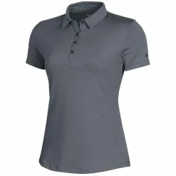 Under Armour Zinger 2.0 Heather Womens Golf Polo -Mens Golf Clothes Store Online UW0467 9171PITCHGREY 57bd476d 0f06 4aa2 ae16 e9f054b37a14