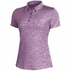 Under Armour Zinger 2.0 Heather Womens Golf Polo -Mens Golf Clothes Store Online UW0467 PACFICPUR6500